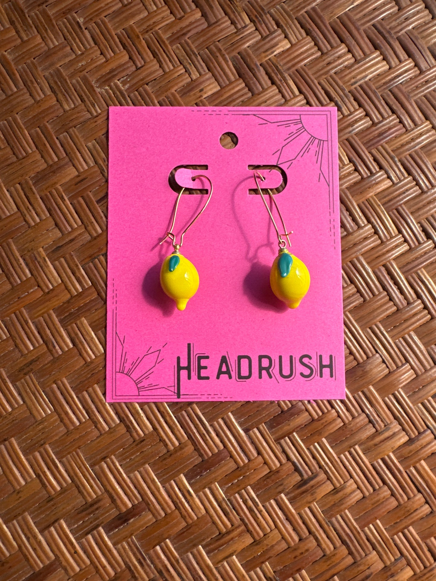 Lemon Drop Dangle Earrings