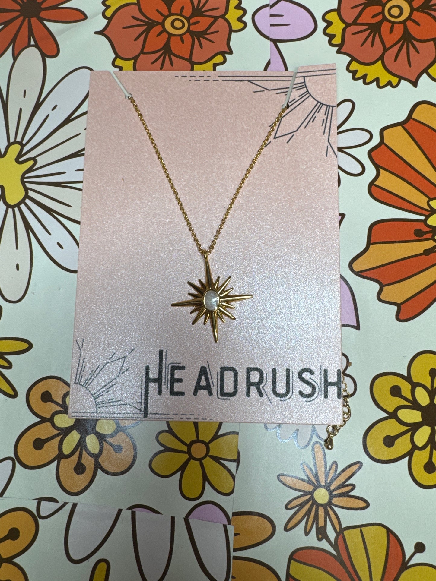 Charisma-Gold Pearl Star Necklace