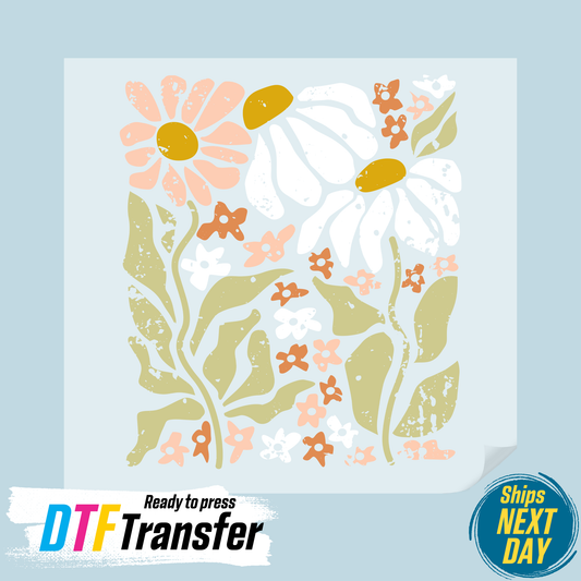 Boho Wildflowers DTF Transfer