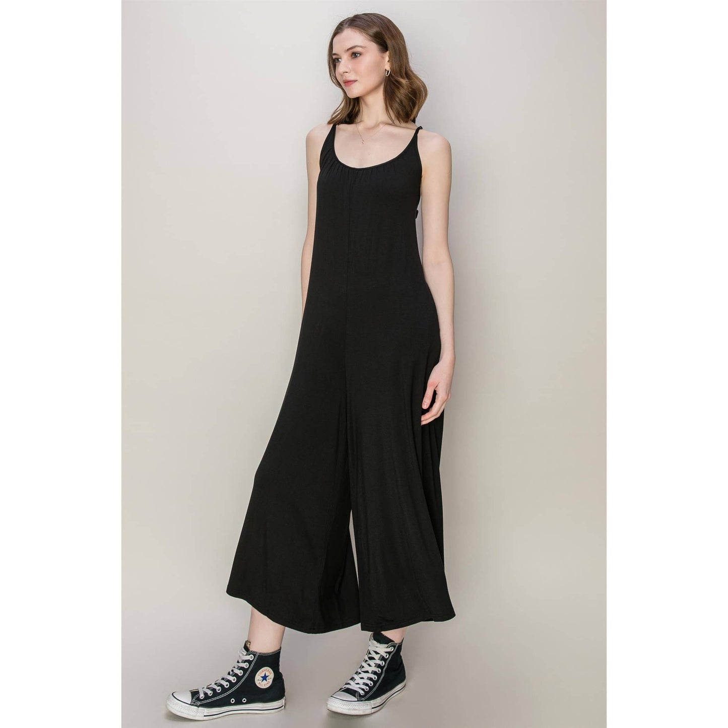 Pita-Jersey Jumpsuit with Pockets