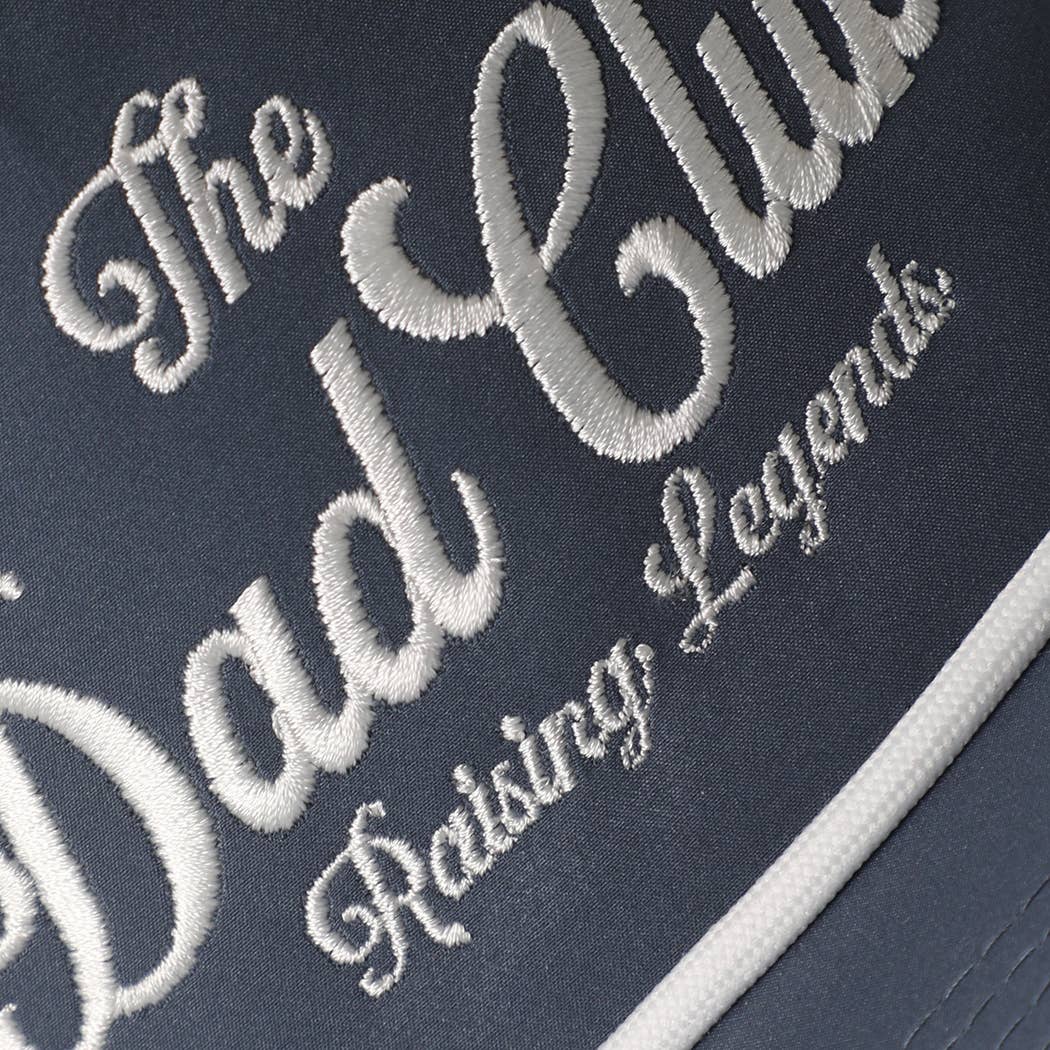 THE DAD CLUB Black Embroidered Trucker Hat