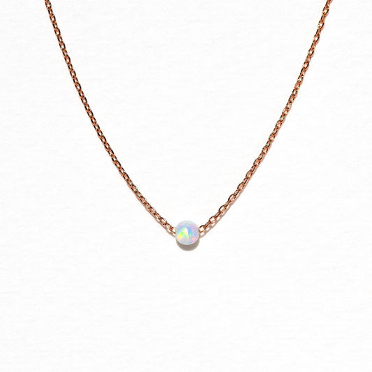 Tiny Opal Necklace