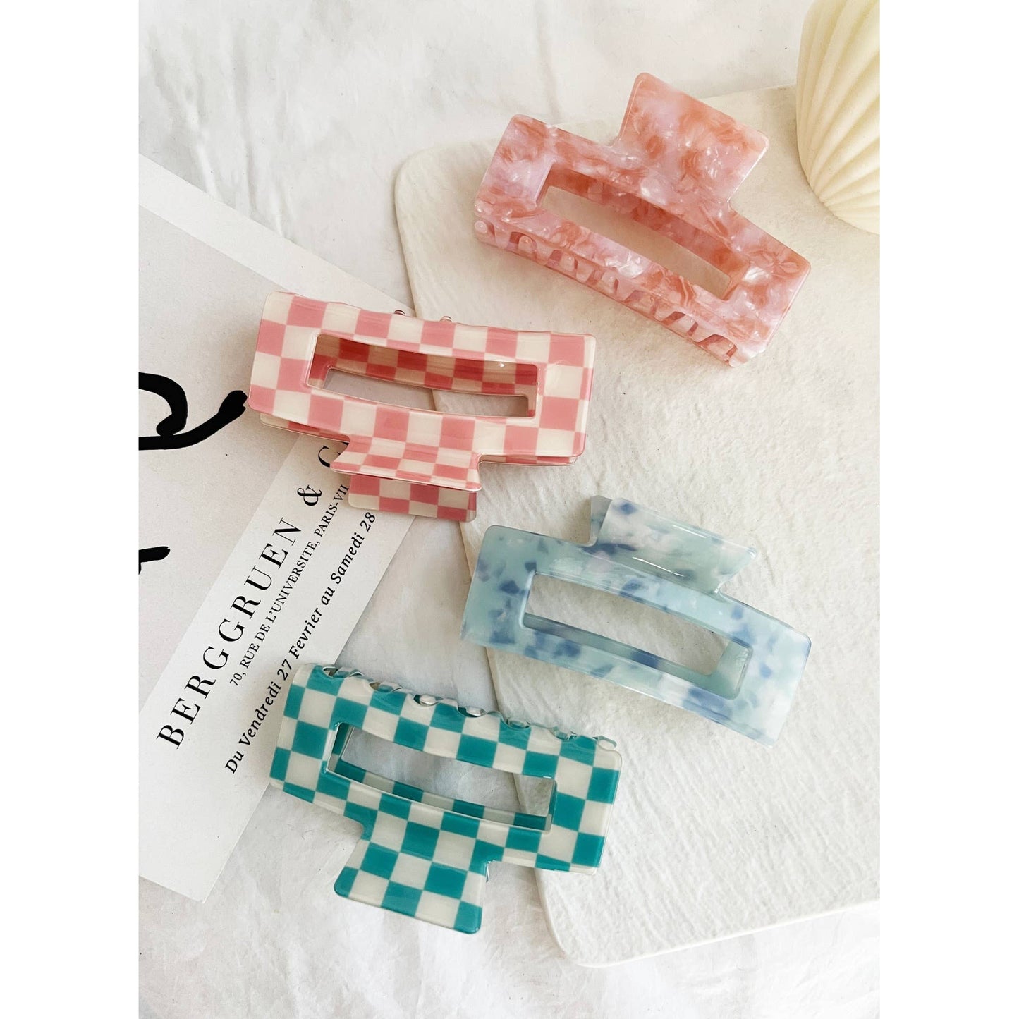 Jumbo 4-Inch Acetate Hair Claw - BETTY