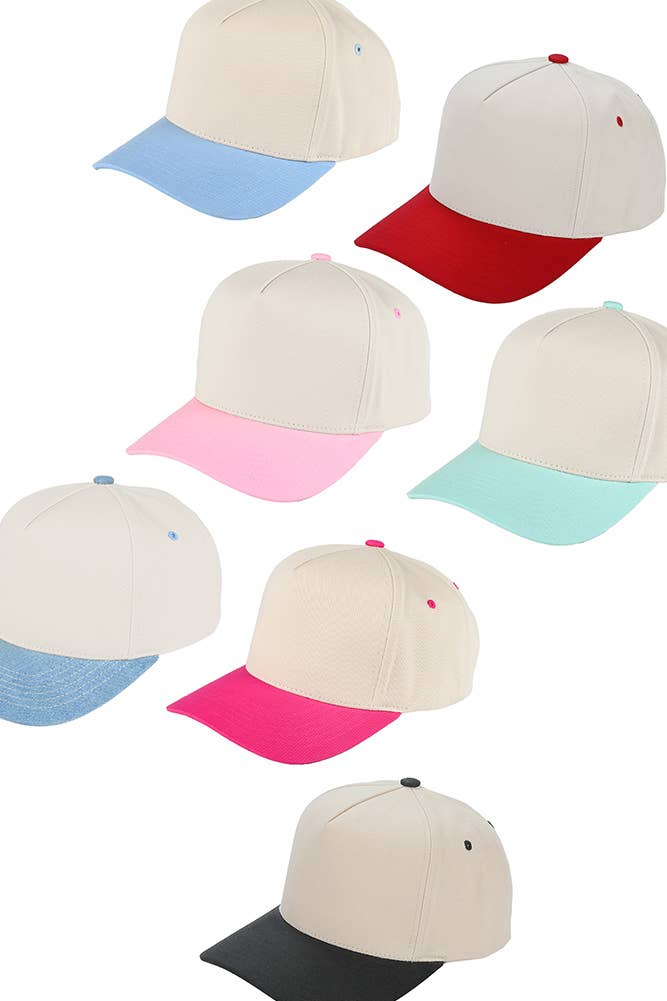 C.C KIDS Two Tone Canvas Trucker Cap