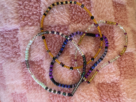 Handmade Beaded Anklets-variety