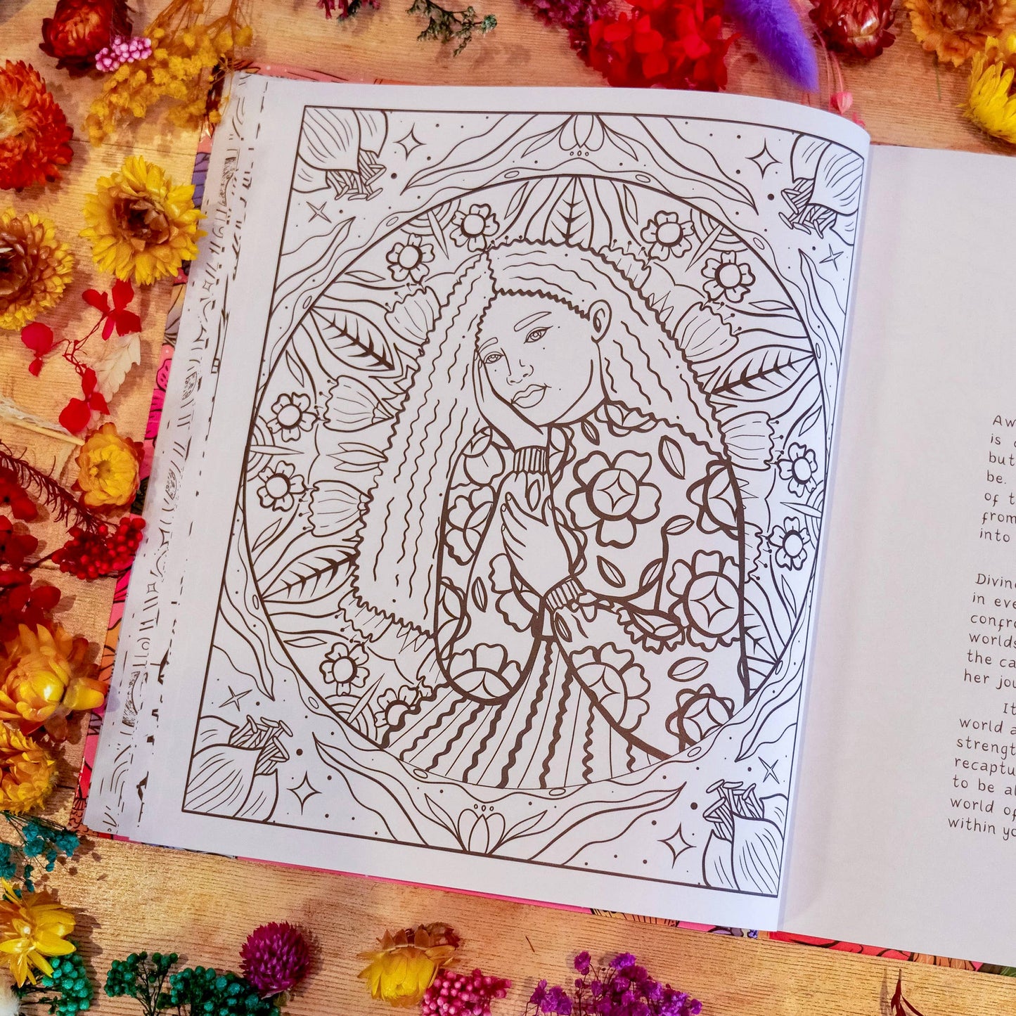 Divine Feminine Coloring Journal