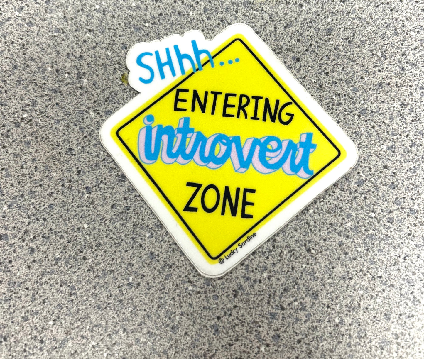 Introvert Zone Sticker