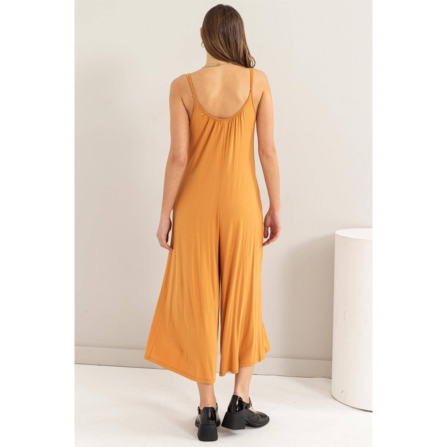 Pita-Jersey Jumpsuit with Pockets