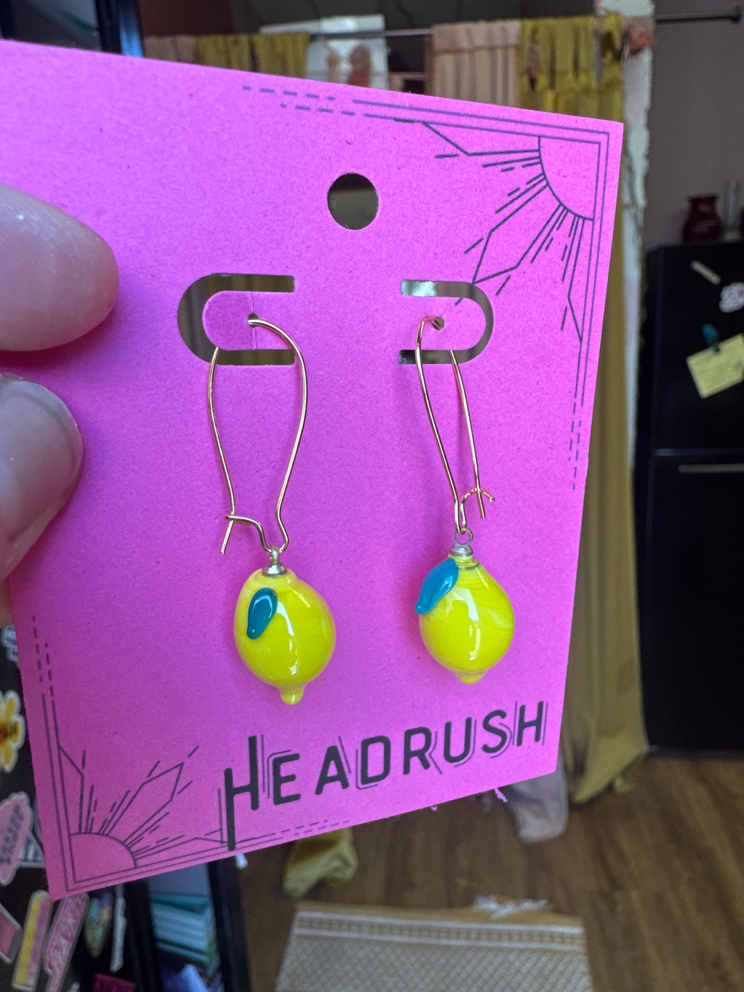 Lemon Drop Dangle Earrings