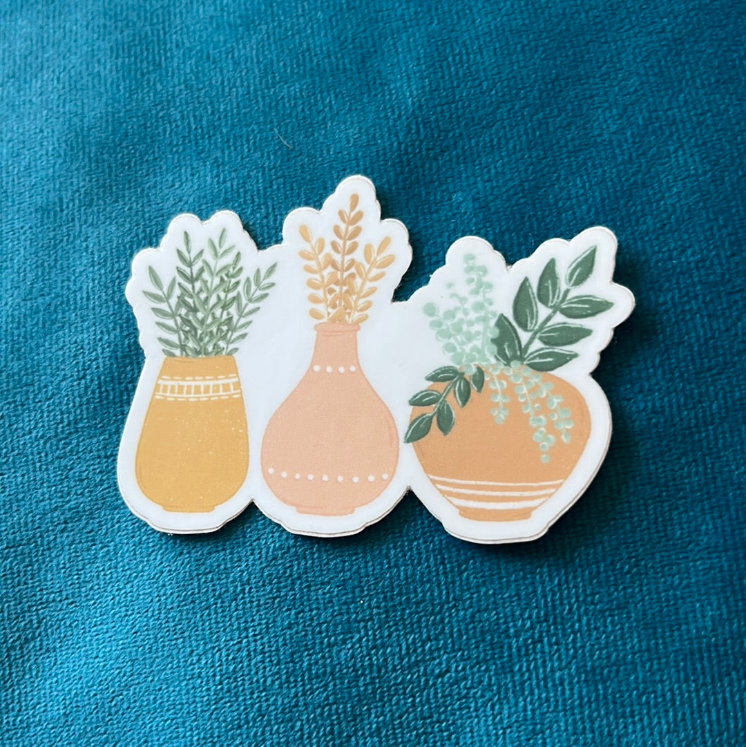 Plants in Pottery Sticker