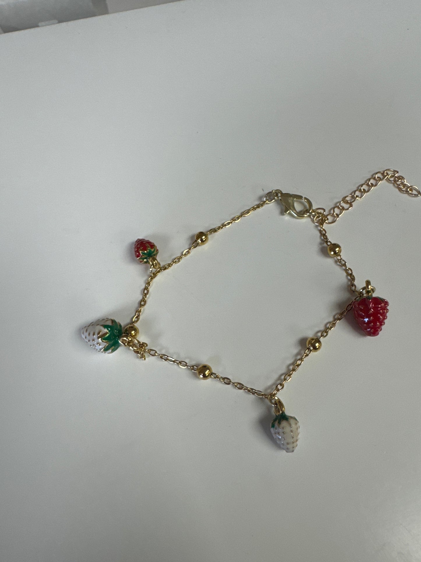 Strawberry Charm Bracelet