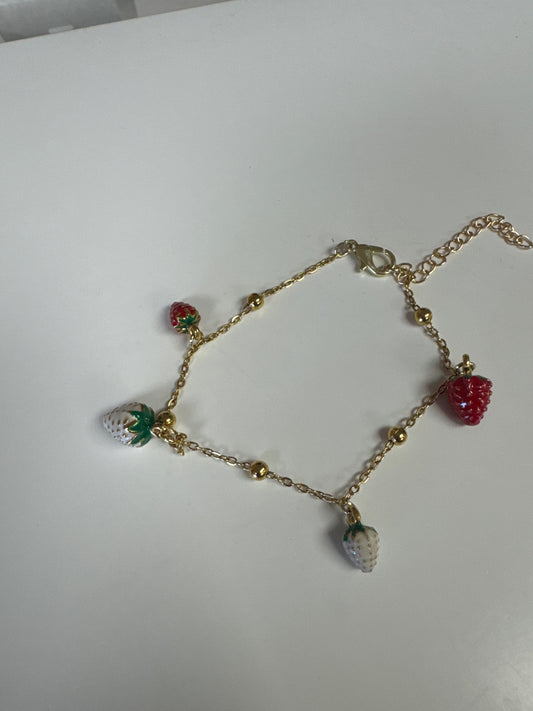 Strawberry Charm Bracelet