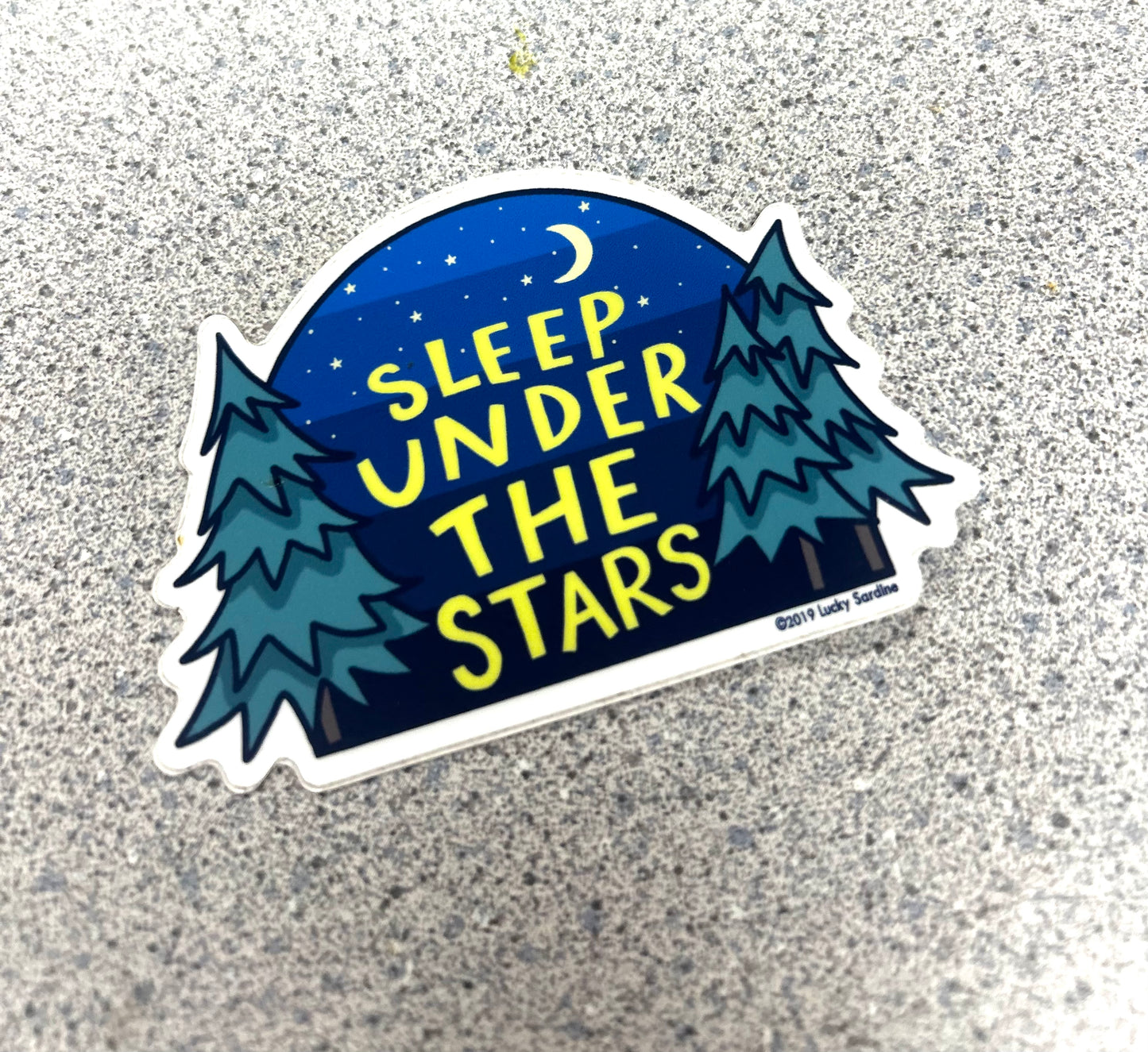Sleep Under Stars Sticker