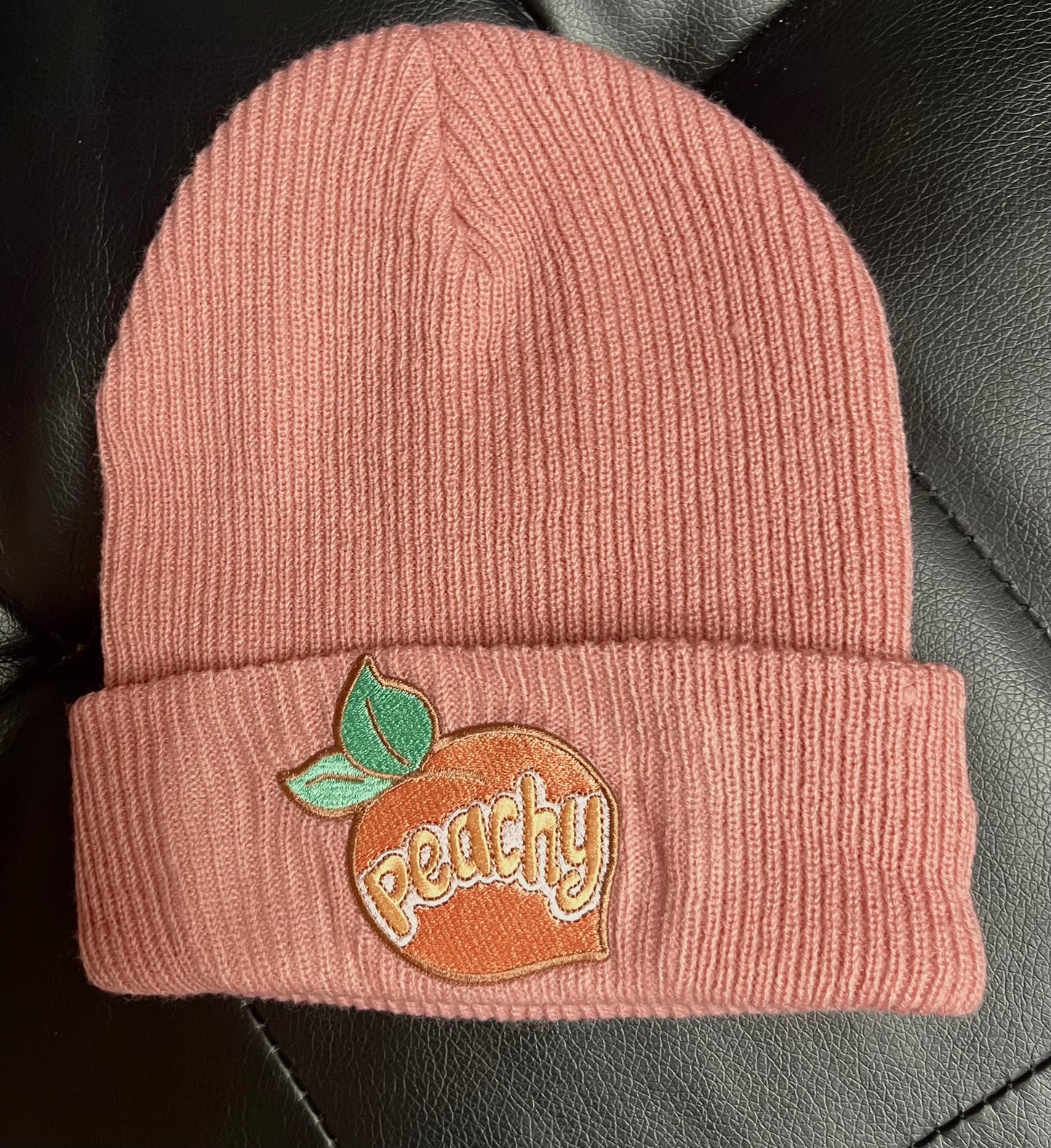 Peachy Patch Beanie