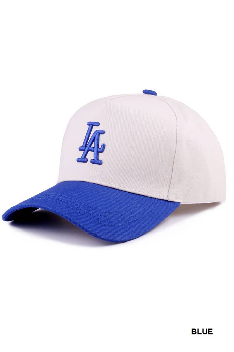 LA City Two Tone Canvas Cotton Cap