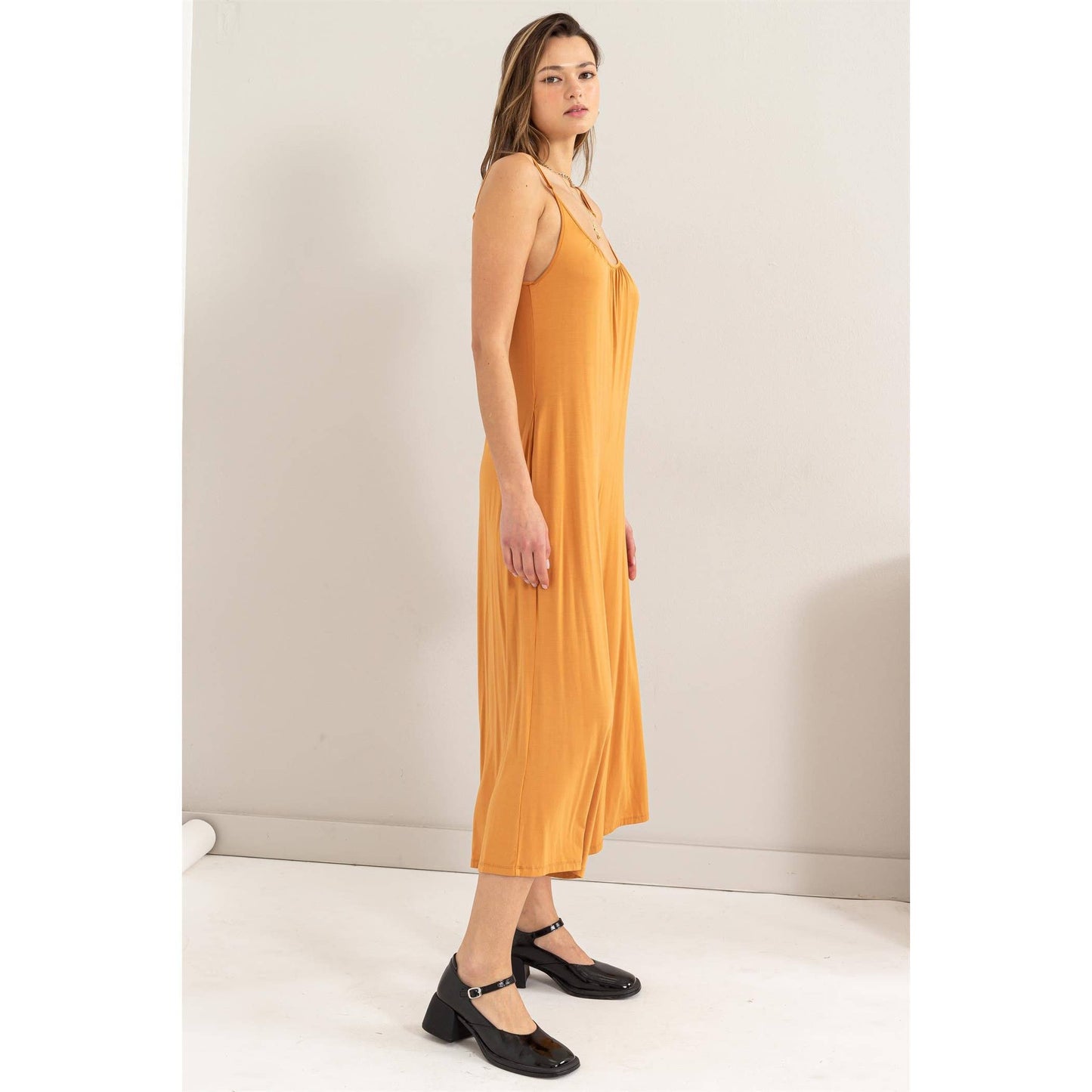 Pita-Jersey Jumpsuit with Pockets