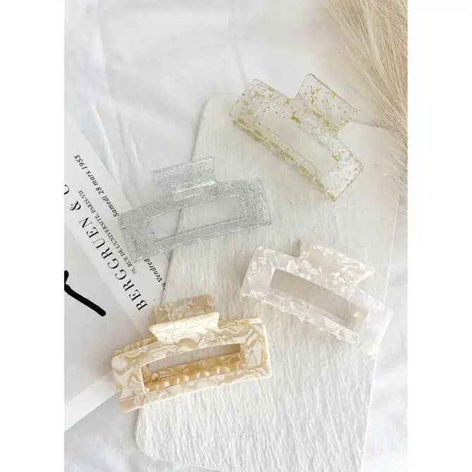 Jumbo 4-Inch Acetate Hair Claw - BETTY