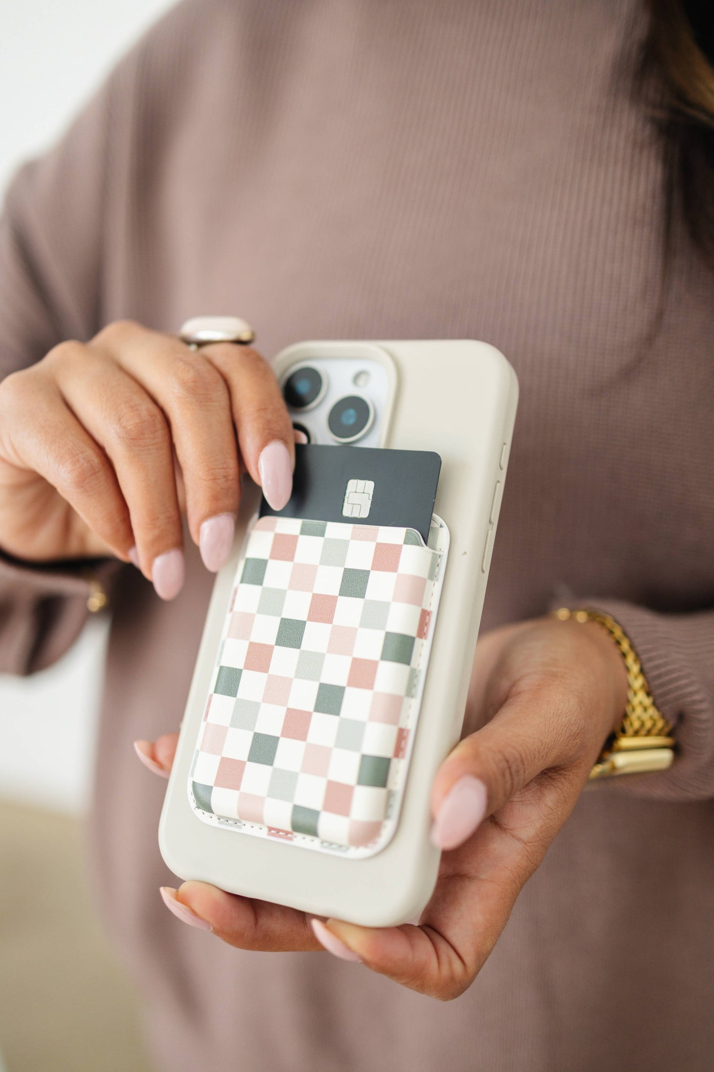 Magnet Phone Wallet, Magnetic card cash wallet