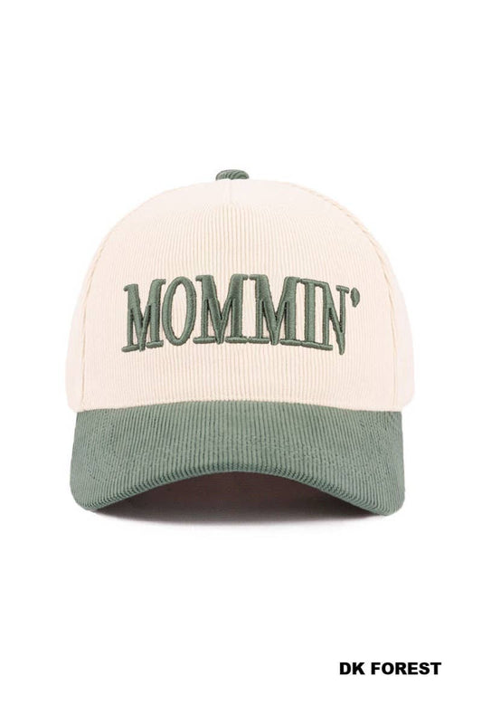 Mommin’ Two Tone Corduroy Hat