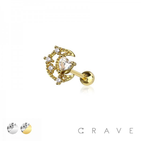 Bewitched Cartilage Barbell Ring