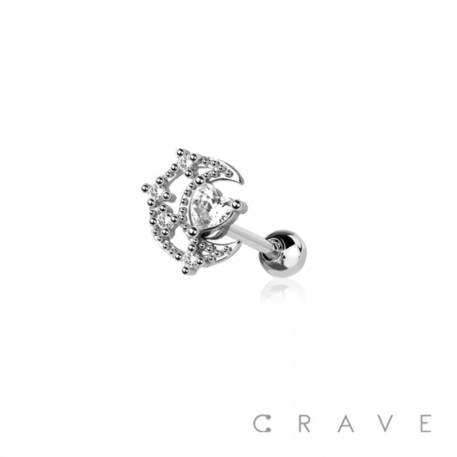 Bewitched Cartilage Barbell Ring