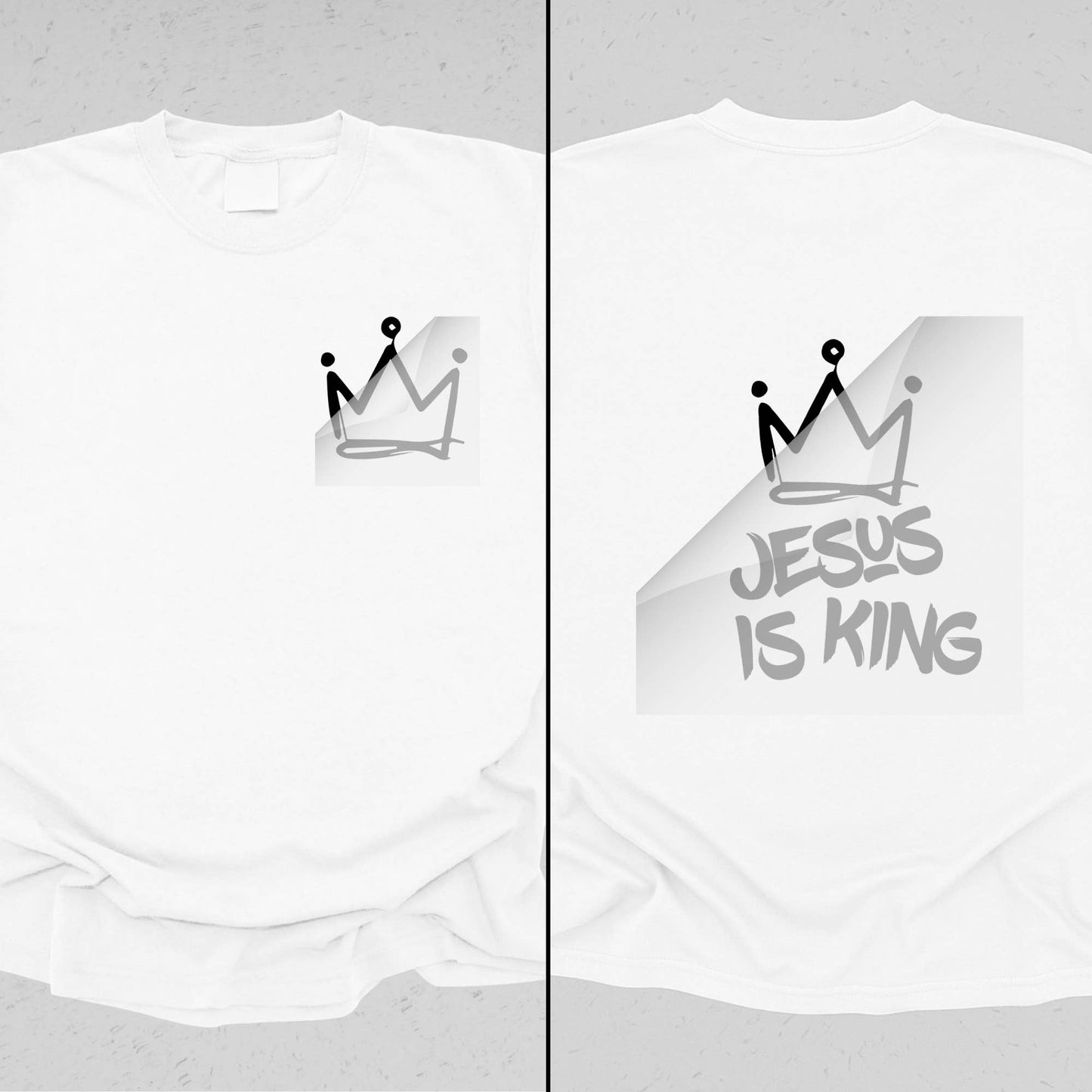 Jesus Is King Front and Back DTF Transfer (Copy)