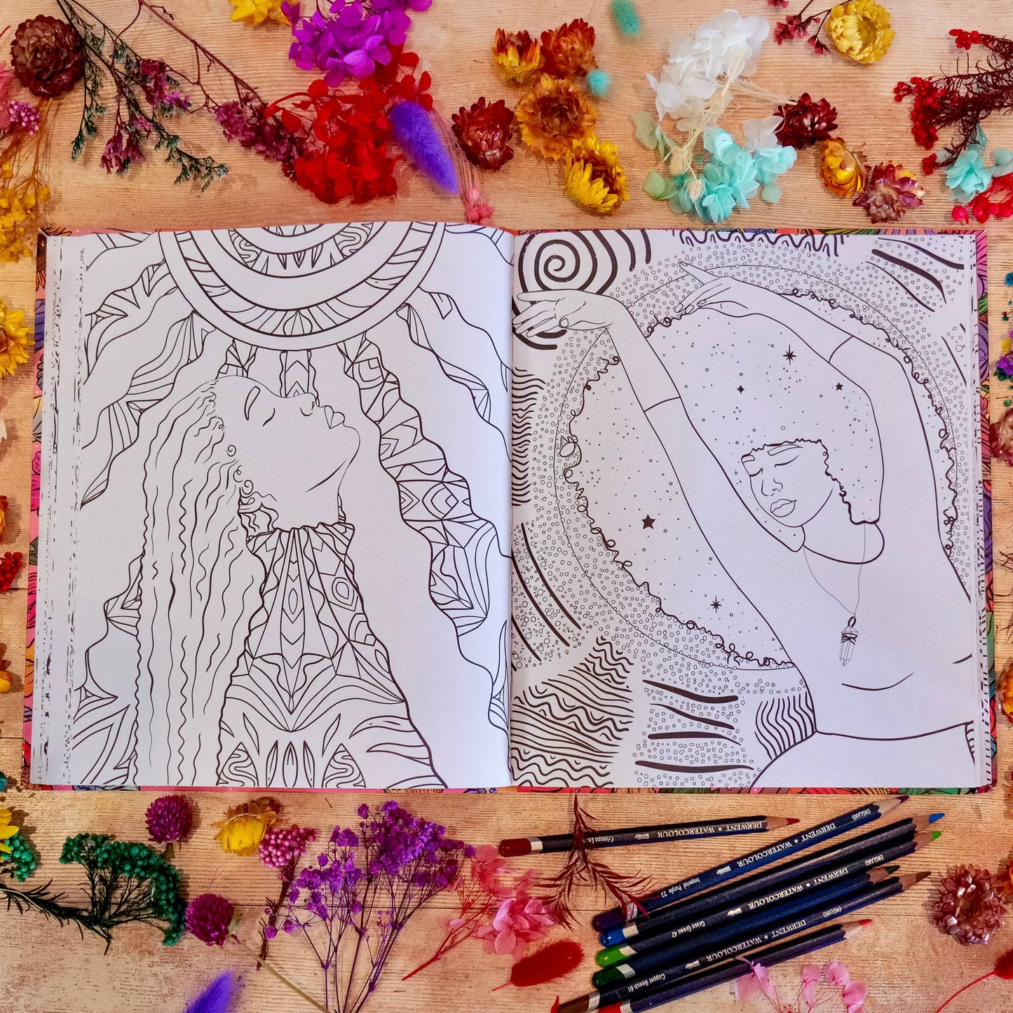 Divine Feminine Coloring Journal