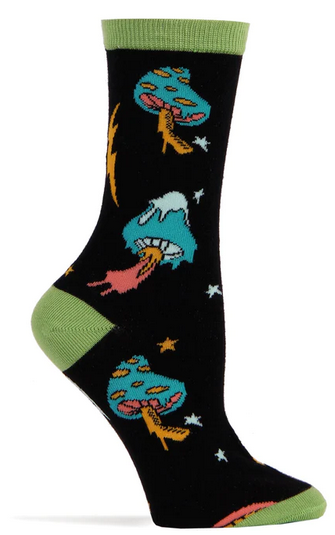 Stray Trippy Mid Crew Length Socks