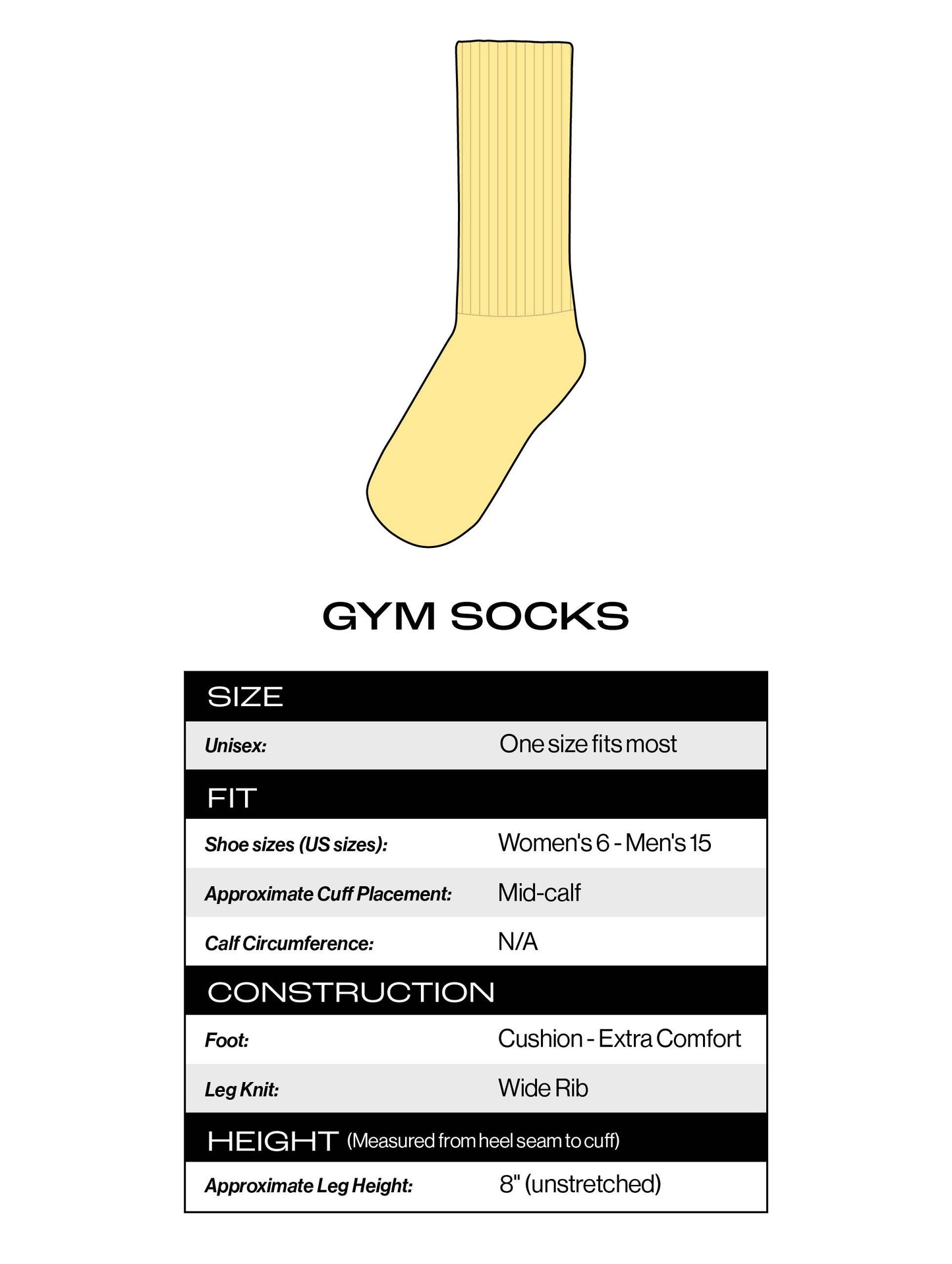 Eat All The Ice Cream Gym Crew Socks