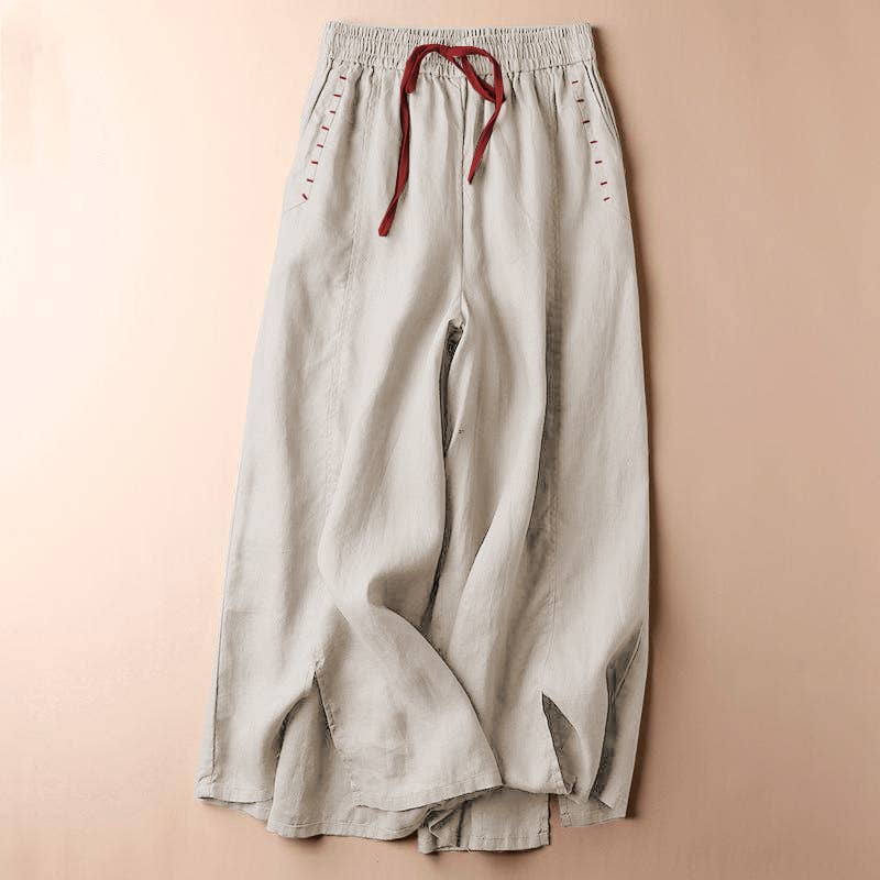 Elena- The Drawstring Wide Leg Pants