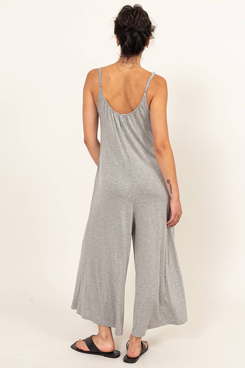 Pita-Jersey Jumpsuit with Pockets