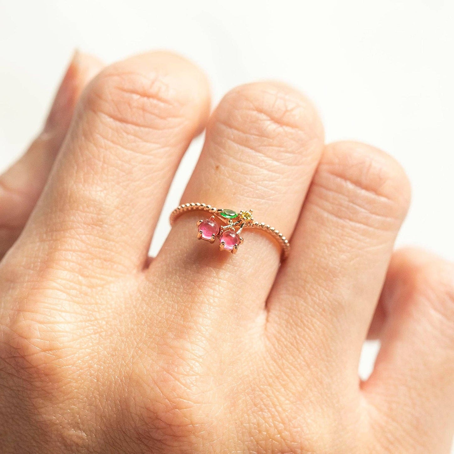 Cherry Sweet Ring: Rose Gold / 5