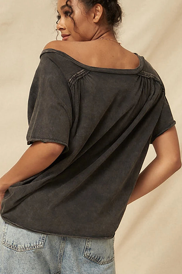 Therapy Pocket Short Sleeve Top