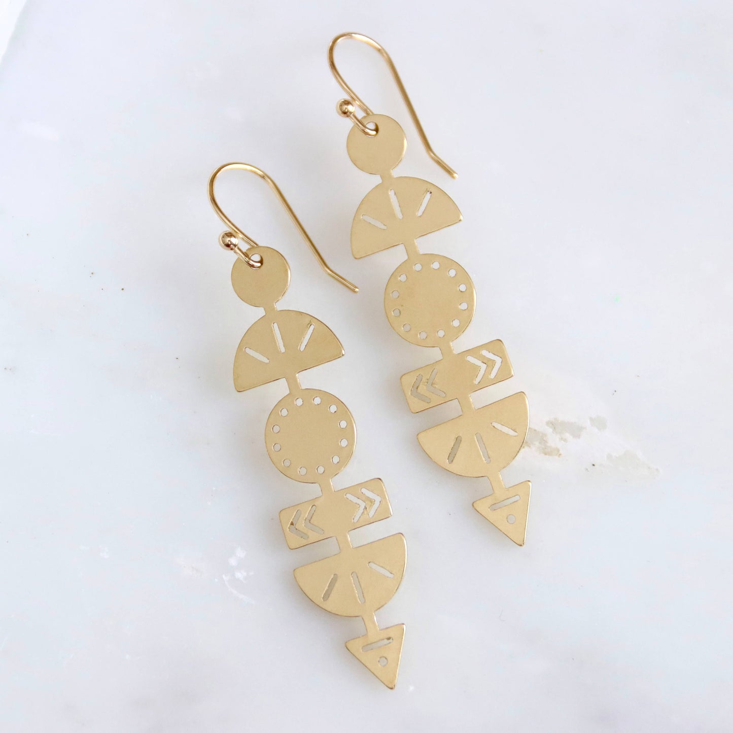 Mesa Blue - Geometric Earrings