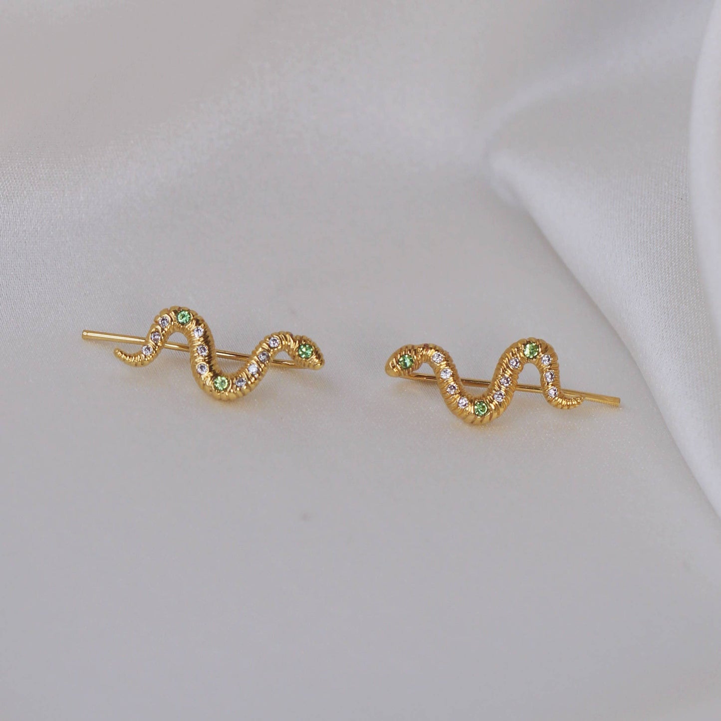 Snake Crawler Earrings