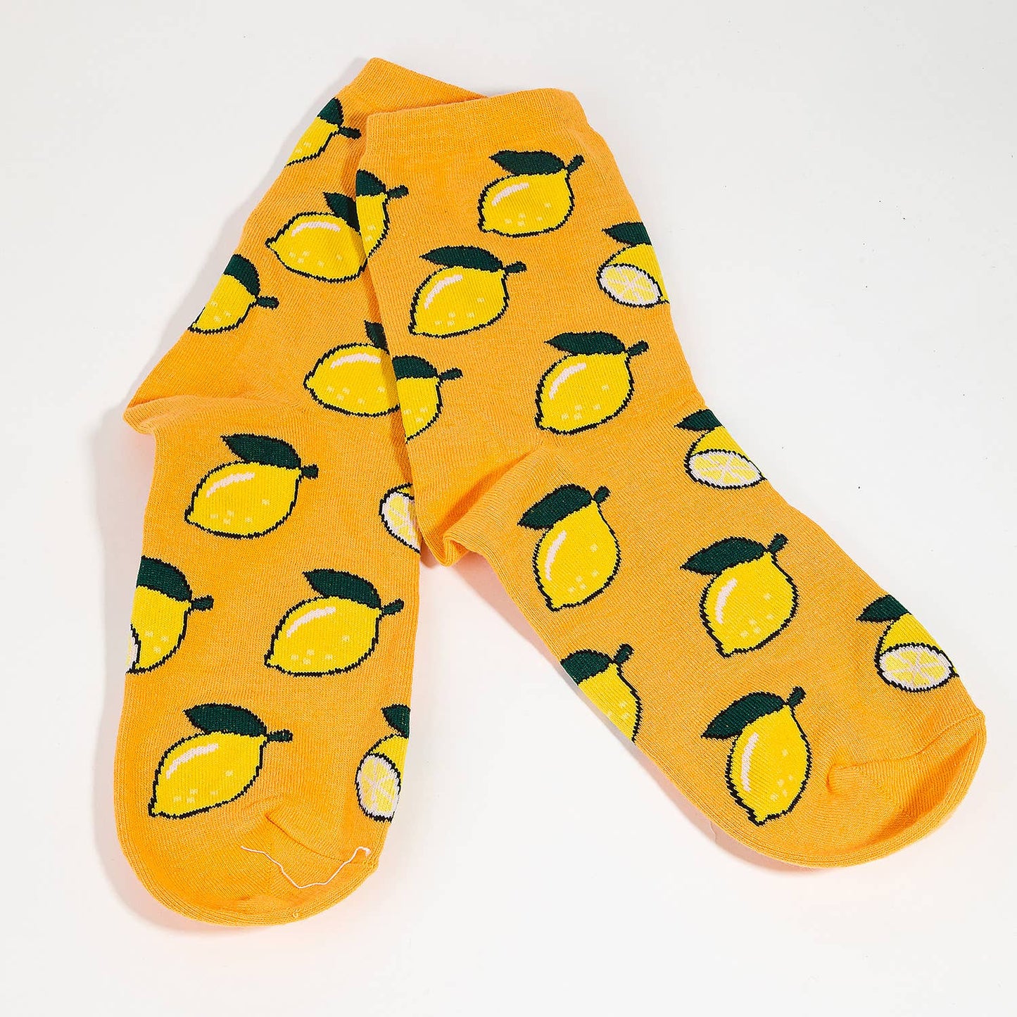 Lemon Print Socks