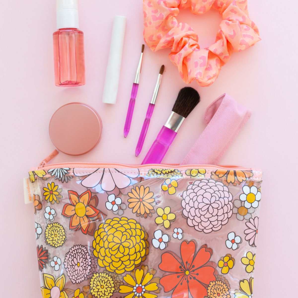 Tweedle Dee Clear Makeup Tote