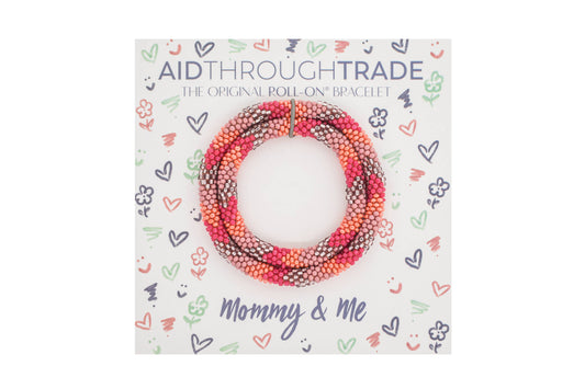 Mommy & Me Roll-On® Bracelets Grapefruit - Set of 2