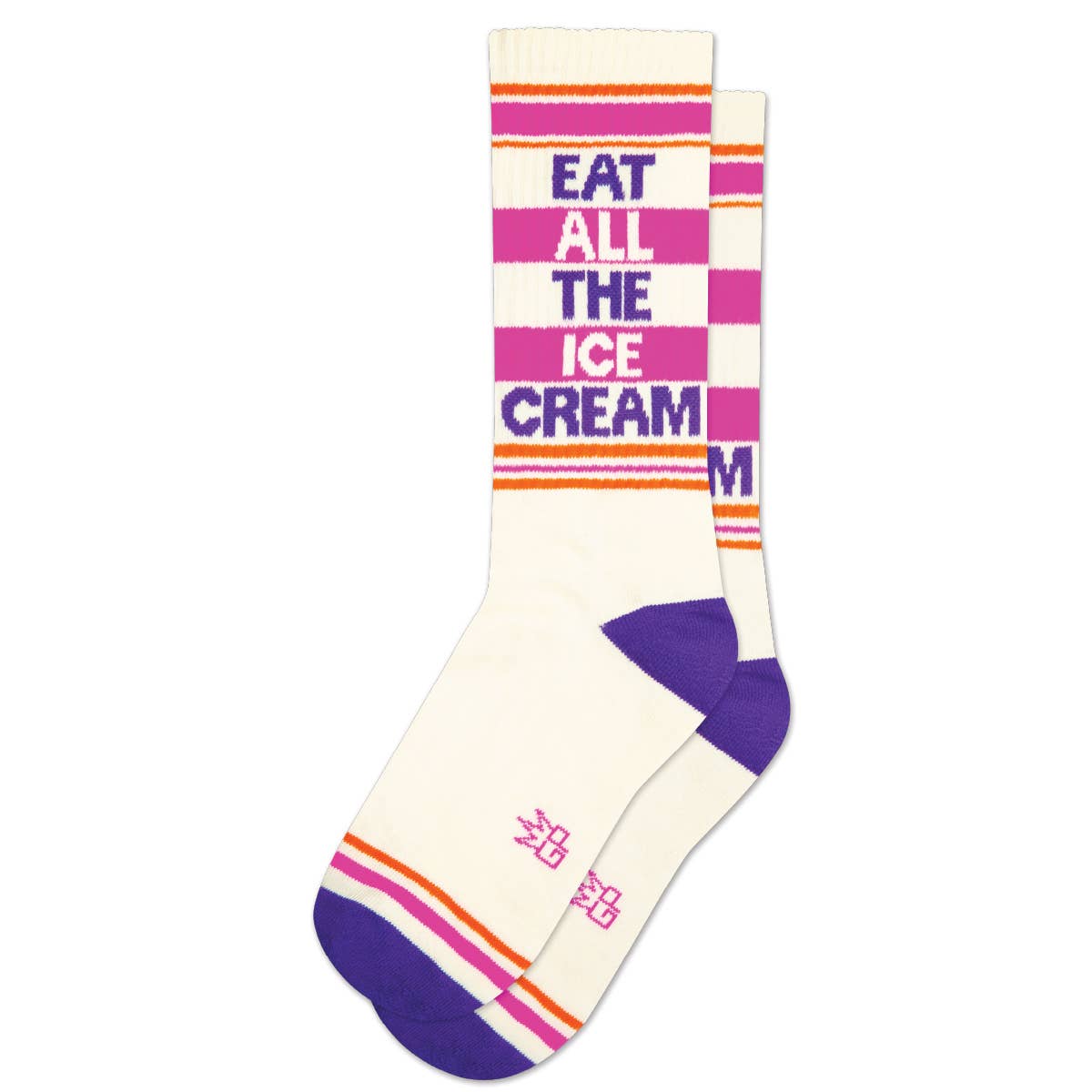 Eat All The Ice Cream Gym Crew Socks