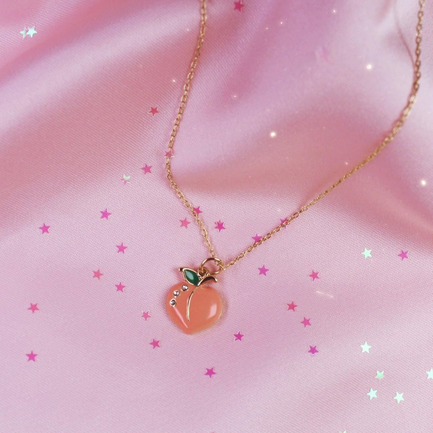 Wildflower + Co. - Peach Necklace