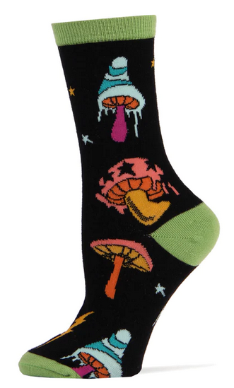 Stray Trippy Mid Crew Length Socks