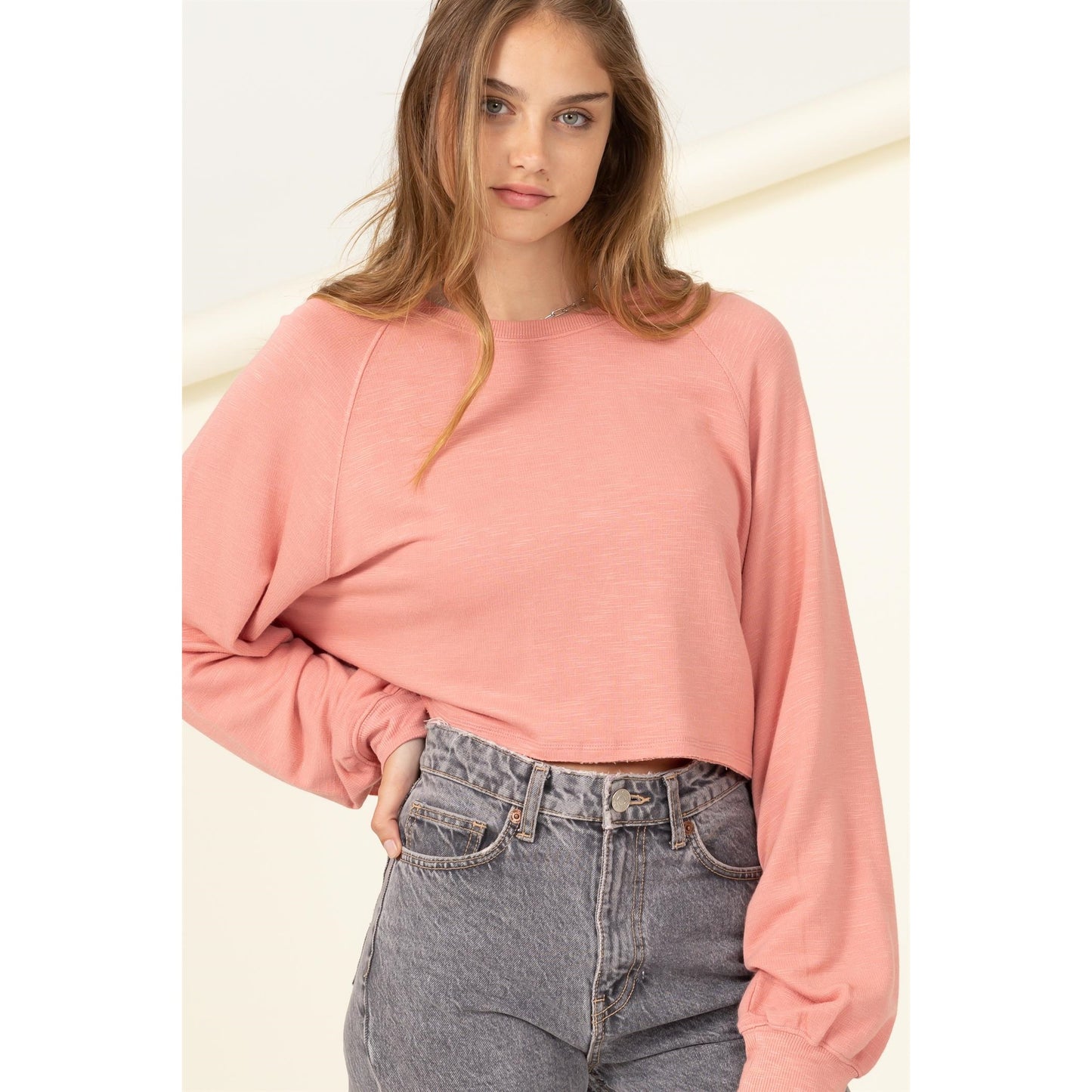 NOT TOO QUICK LONG SLEEVE TOP